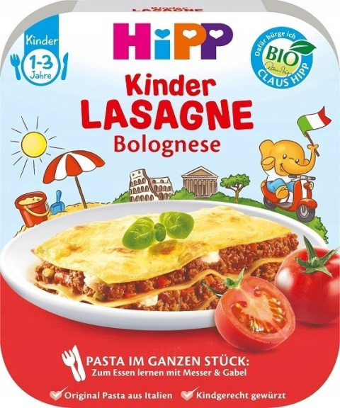Hipp Bio Lasagne Bolognese z Wołowiną 12m 250g