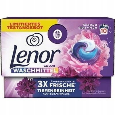 KAPSUŁKI DO PRANIA LENOR COLOR AMETHYST BLUTENTRAUM 10PRAŃ 201G.