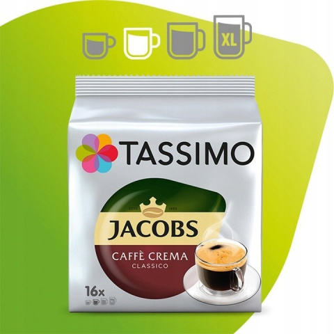 Kapsułki TASSIMO Jacobs LOR Cafe Long Intense 16