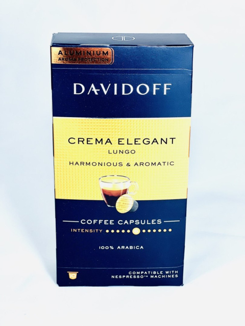 Davidoff Crema Elegant kapsułki do Nespresso 10szt Davidoff Crema Elegant kapsułki do Nespresso 10szt