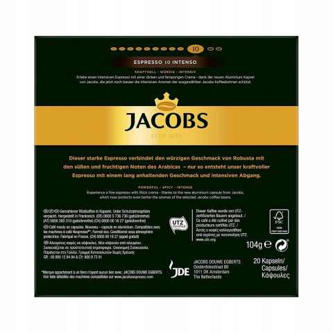 Kapsułki do Nespresso Jacobs Espresso Intenso 20 szt.