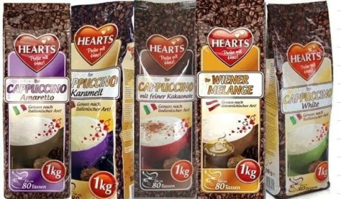 Kawa cappuccino Hearts Amaretto 1000g