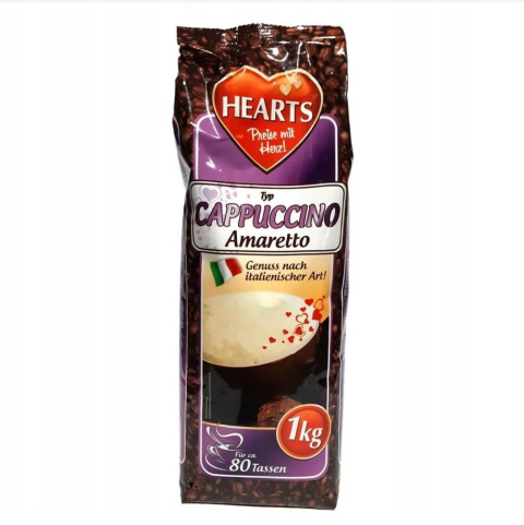 Kawa cappuccino Hearts Amaretto 1000g
