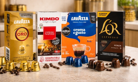 Najlepsze kapsułki do kawy w 2026 roku - Nespresso, A Modo Mio