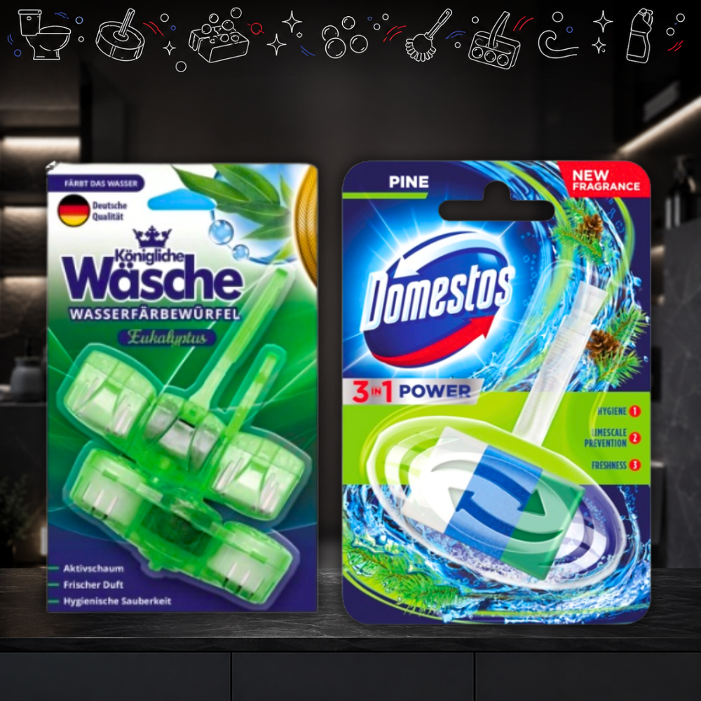 Kostki i zawieszki do WC