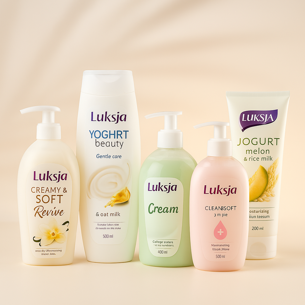 Luksja produkty mydła, zele pod prysznic