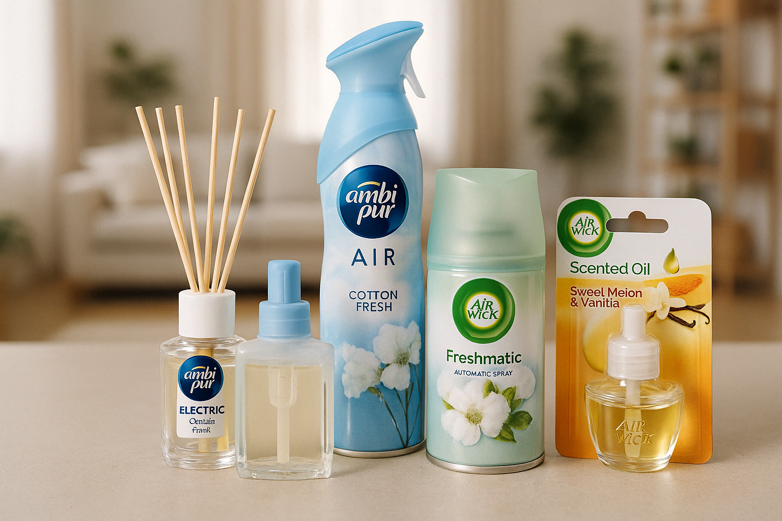 Perfumy do domu - zapachy od Air Wick i Ambi Pur