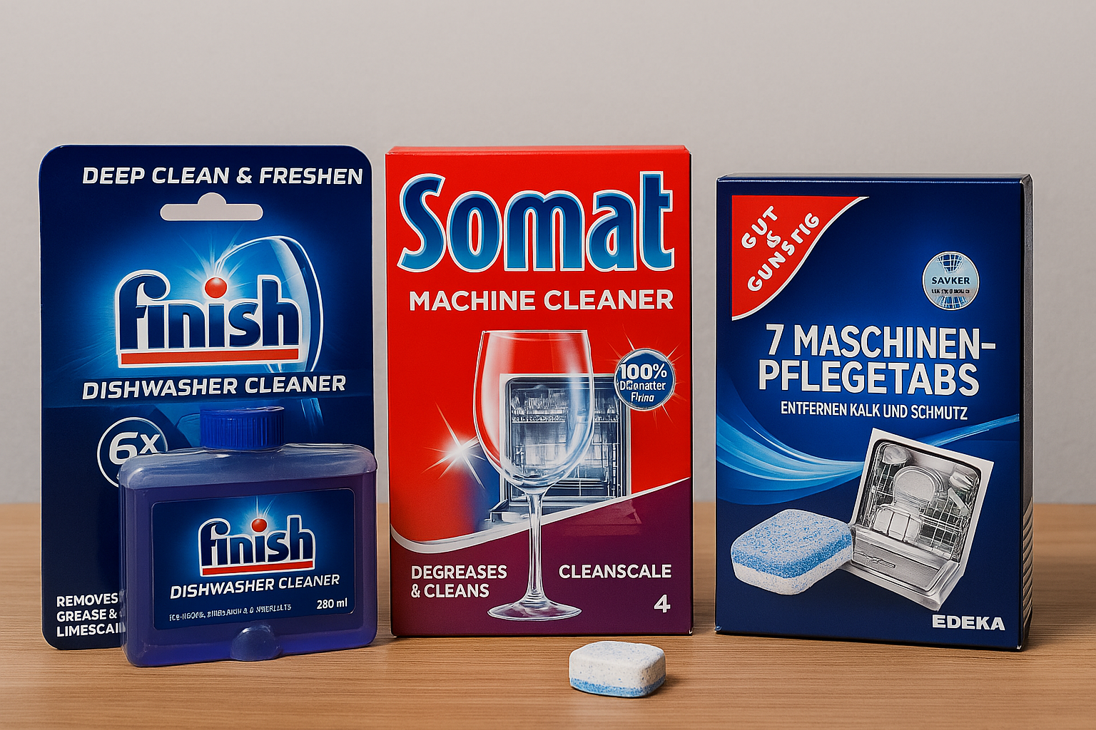Tabletki do czyszczenia zmywarki