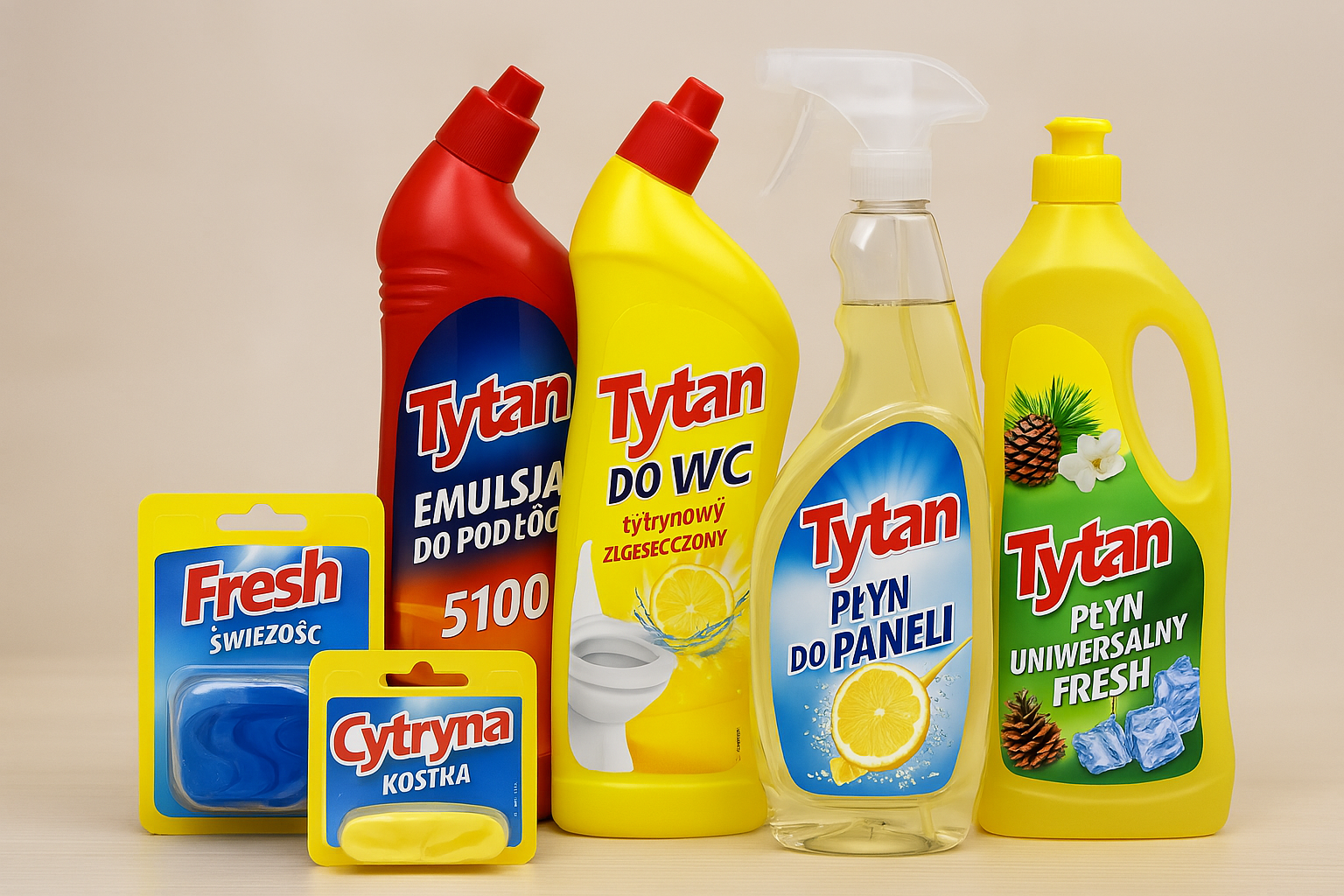 Tytan - chemia domowa do WC i podłóg