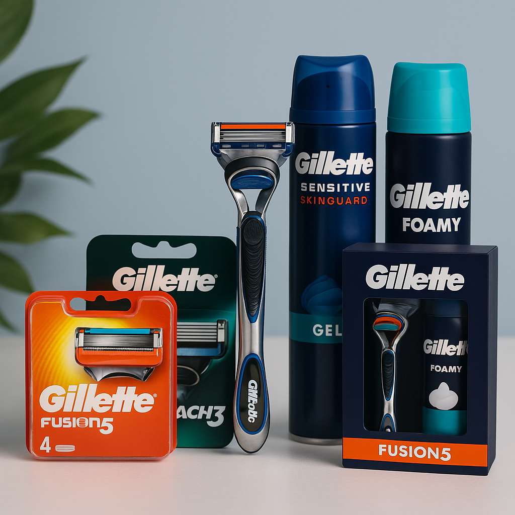 gillette – maszynki do golenia – wkłady – pianka do golenia